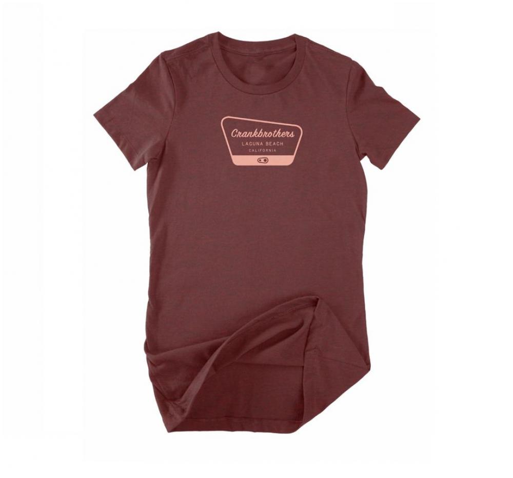 Crankbrothers T-Shirt Camp Damen Größe M rotbraun