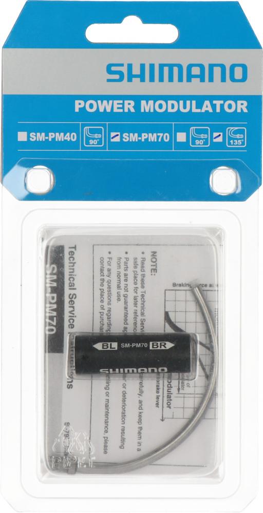 SHIMANO Power-Modulator SM-PM70, Aluminium, Power-Modulator - 70,, Schwarz