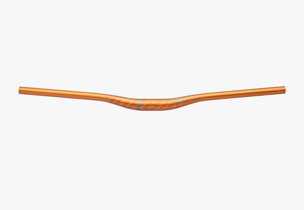 Orange Race Face Turbine Riser Lenker 35.0, 760x20mm für präzise Kontrolle im Trail.