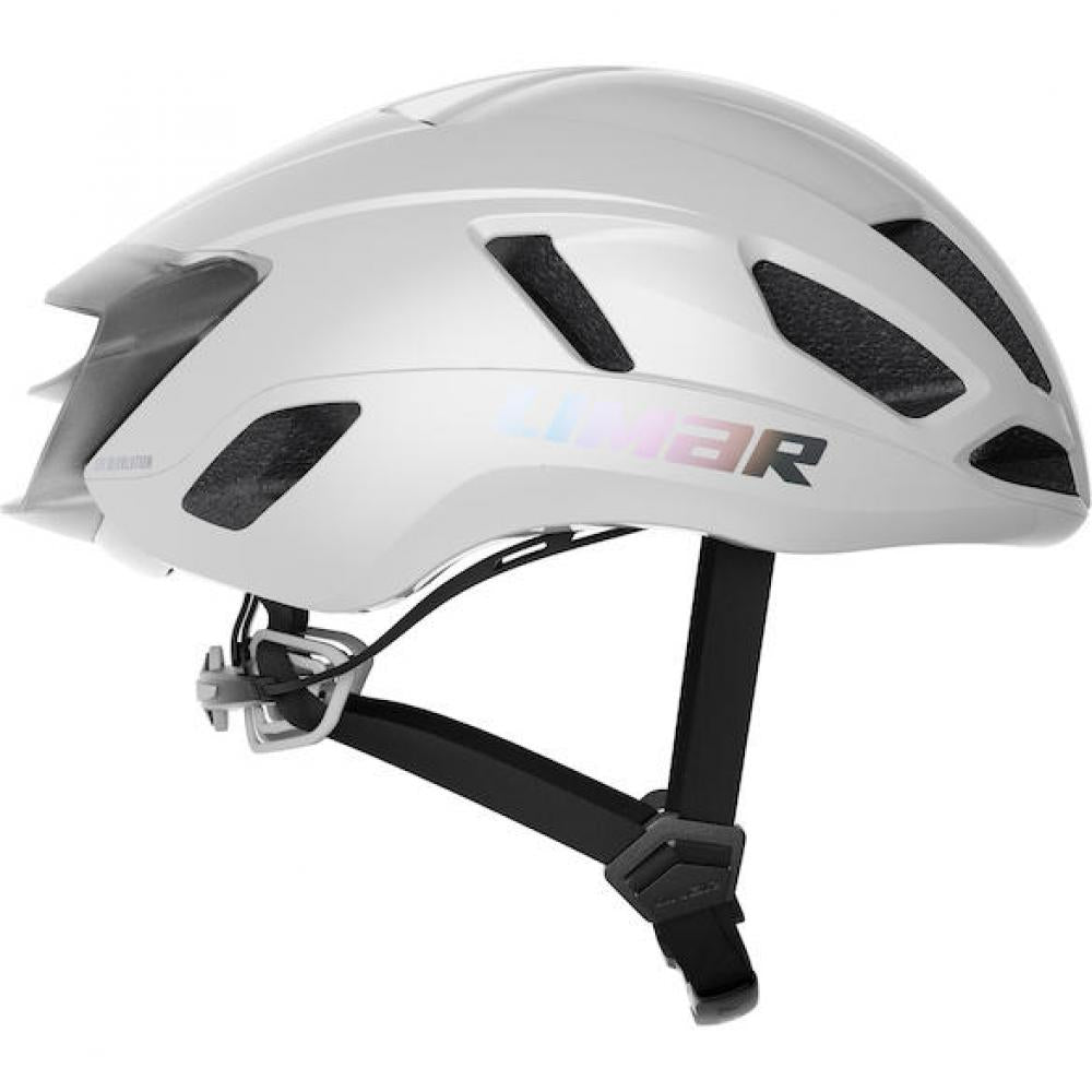 Limar Air Atlas Iridescent Matt White M Weiß - aerodynamischer Rennradhelm der aktuellen Generation