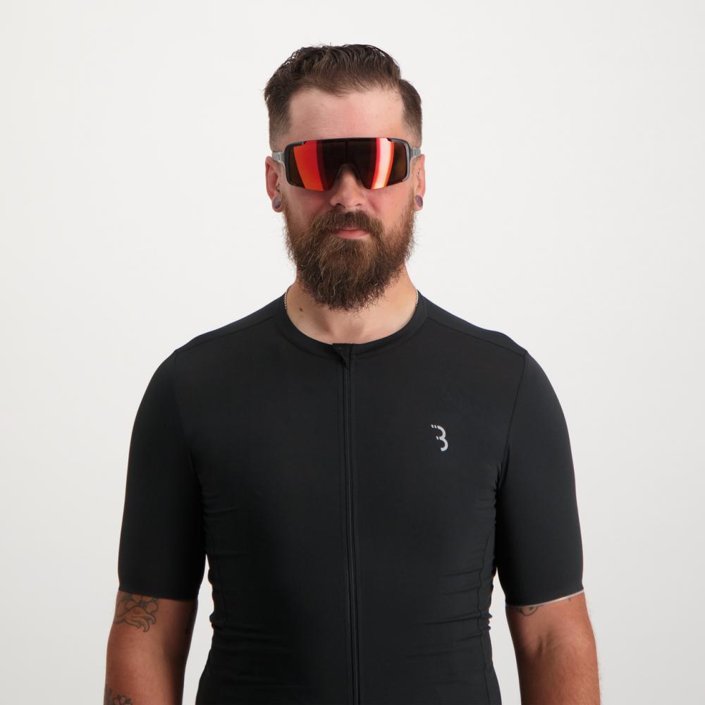 BBB Cycling BBB Sportbrille Chester MLC rot Größe M matt - stabile Sportbrille mit modernem Look