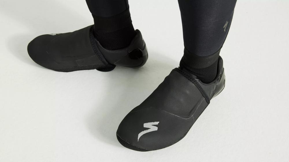 NEOPRENE TOE COVER BLK 44-48> - Booties and shoe covers