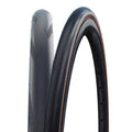 Schwalbe Faltreifen ONE Perf RaceGuard MikroSkin 28x1,2 Zoll (30-622) Schwarz/Bronze - schneller Allround-Rennradreifen