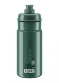ELITE Trinkflasche Trinkflasche JET GREEN dunkelgrün weißes Logo 550ml Biokunststoff