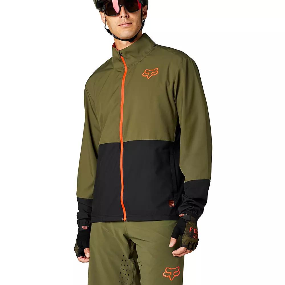 Fox Ranger Wind Jacke olive green Größe S