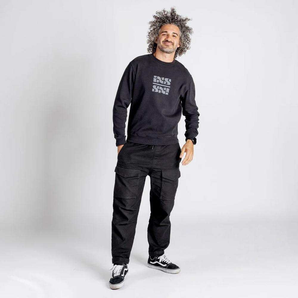 IXS Sports Division iXS Brand organic 2.0 sweater L black - bequemer Bio-Casual-Pullover