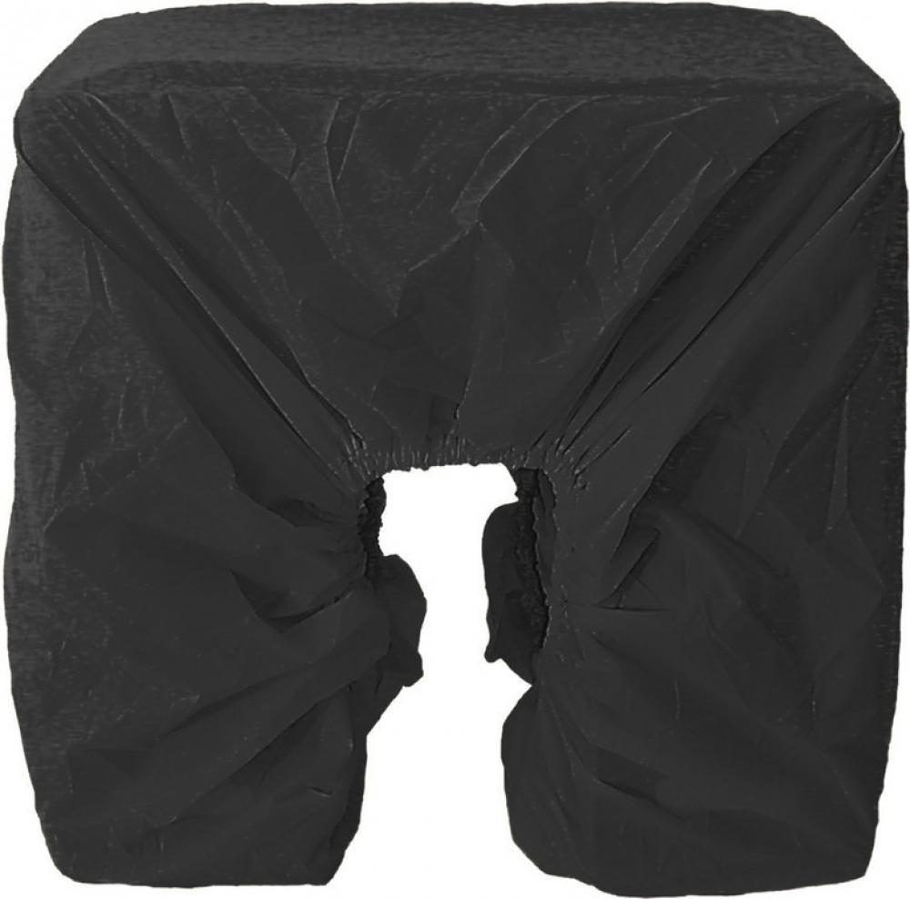 Haberland Überzug für Dreifachtaschen schwarz - zuverlässiger Regenschutz für Radtaschen