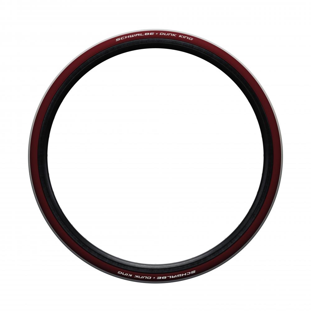 Schwalbe Dunk King Fahrradreifen schwarz-rot faltbar