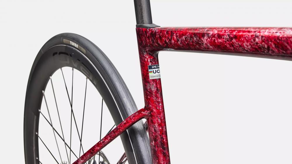 Specialized Tarmac SL8 SW AXS - Rennrad Rahmenset Red Sky/Shadow Silver/White 44cm - Unbekannt