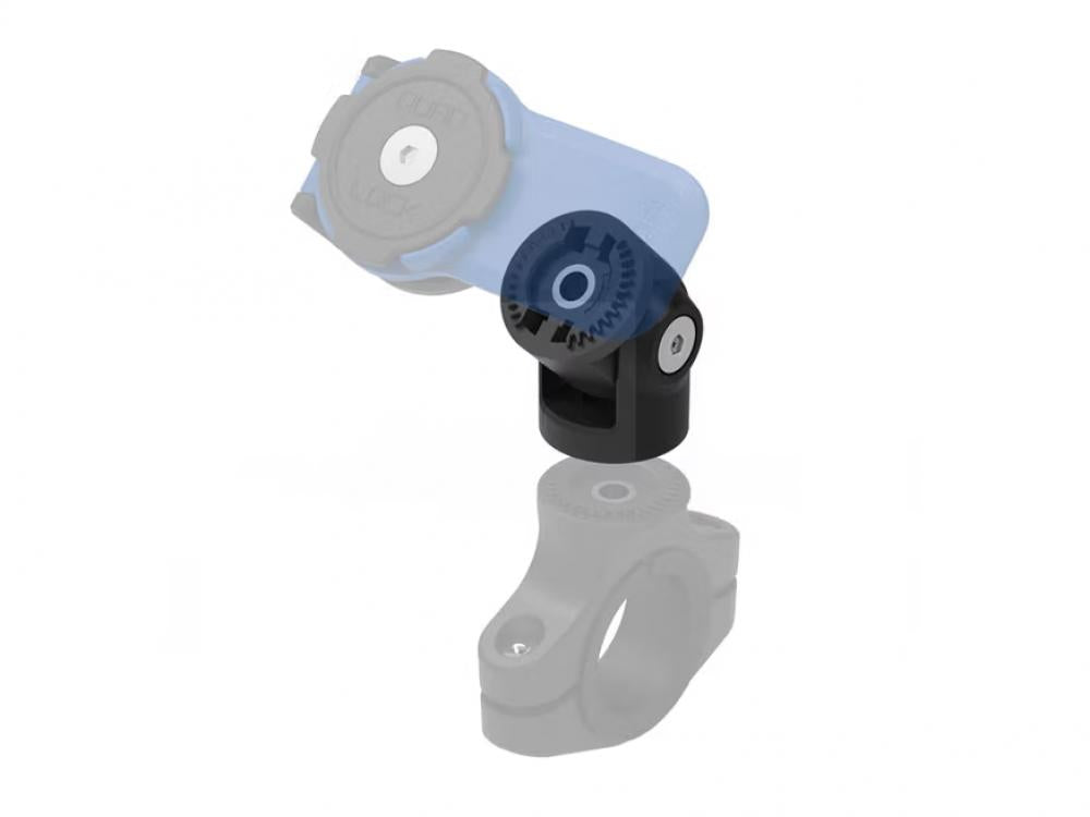 Quad Lock Knuckle Adaptor, Gelenkadapter für Motorradhalterungen, schwarz, kompatibel mit Quad Lock 360, 34,8 mm Höhe, 25 mm Breite