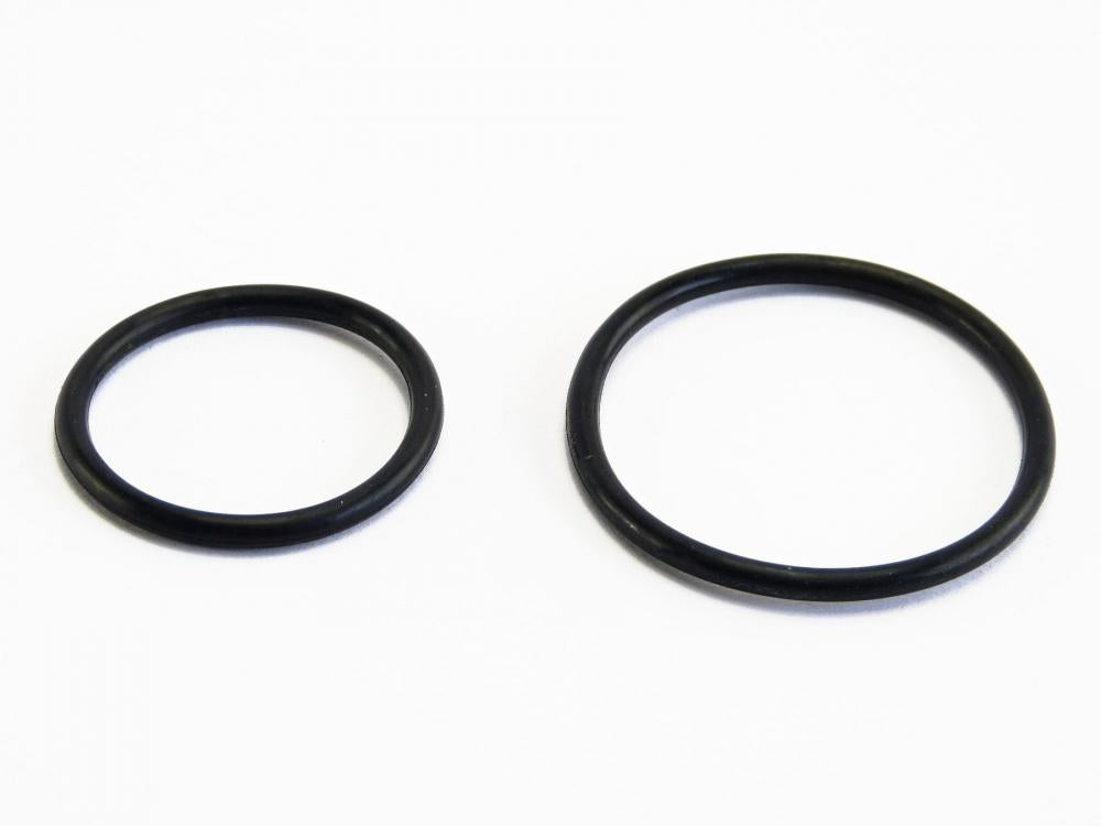 Zwei schwarze O-Ringe für NG Sports Thian Fahrradklingel Montage, 19.2-35.0mm Lenker.