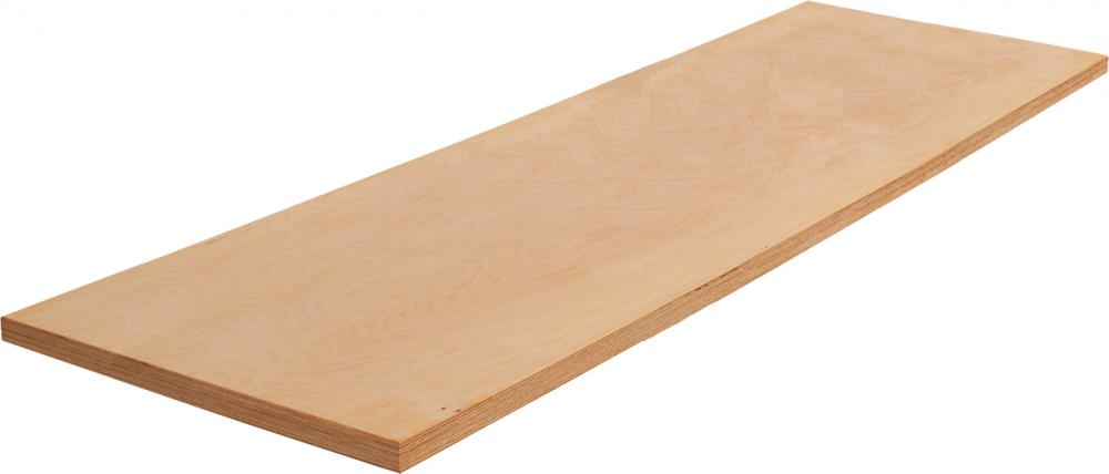 VAR Platte Buche 3er T:69cm 69 - robuste Arbeitsplatte aus Buchensperrholz