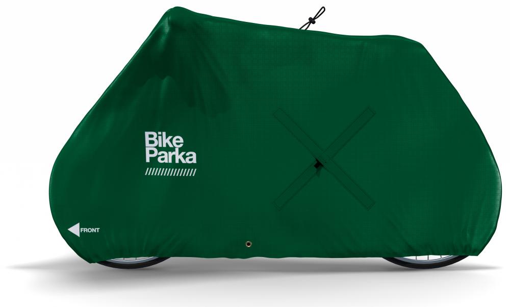 BikeParka Fahrradabdeckung URBAN Green - robuster Wetterschutz für dein Rad