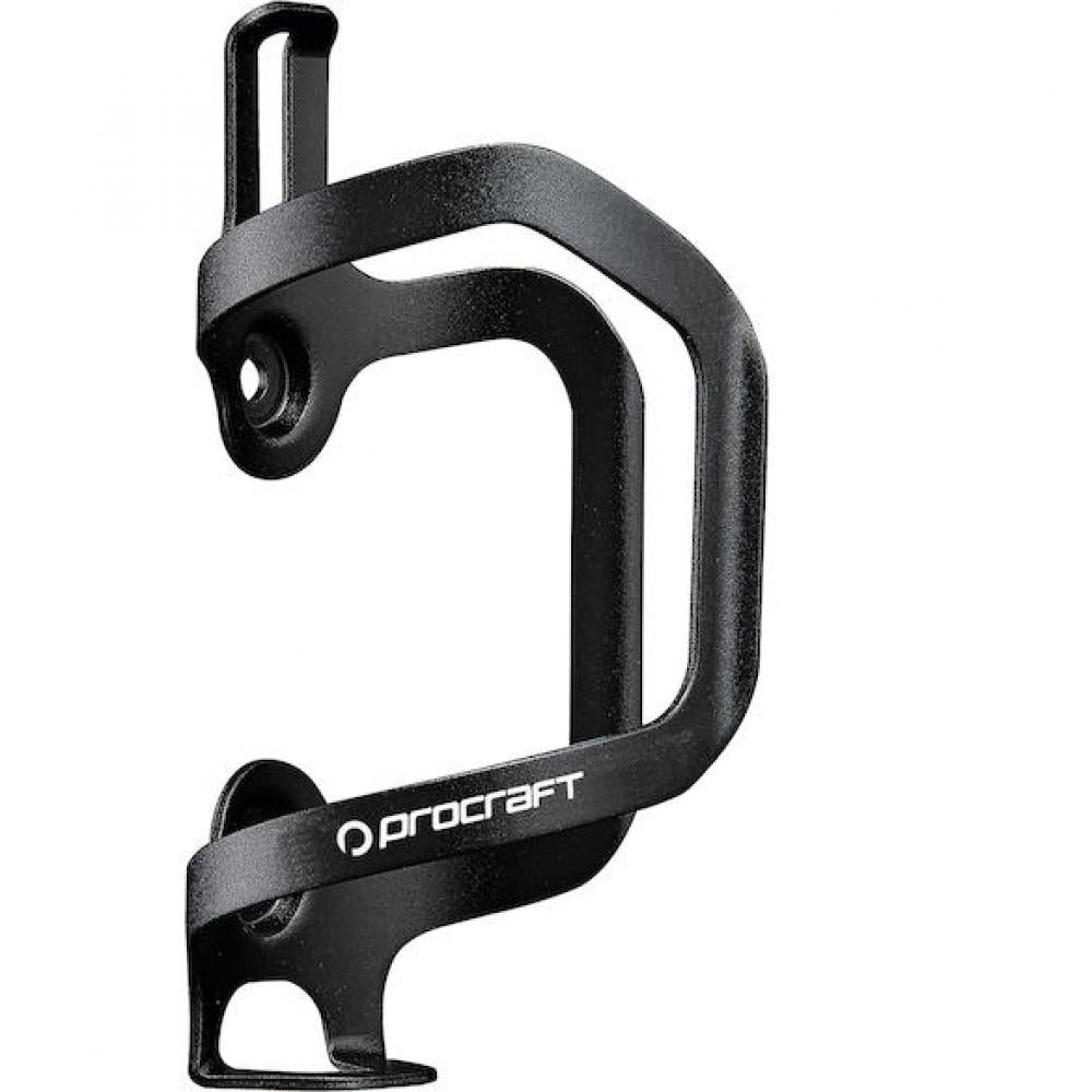 Procraft Flaschenhalter Aluminium Sideload schwarz, Zugriff rechts.