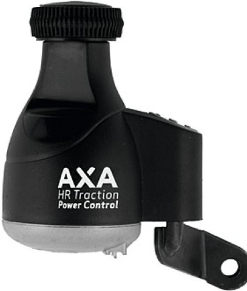AXA HR-POWER-CONTROL-DYNAMO LEFT CARD Standardgröße, schwarzer Fahrrad-Dynamo für mehr Licht & Kontrolle.