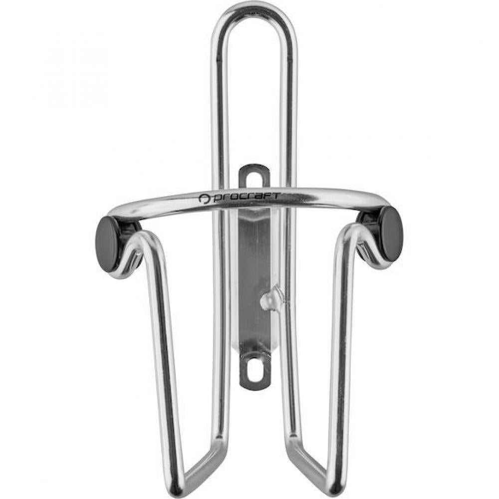 Procraft Flaschenhalter Comp Universalgröße silber - klassischer, klapperfreier Flaschenhalter