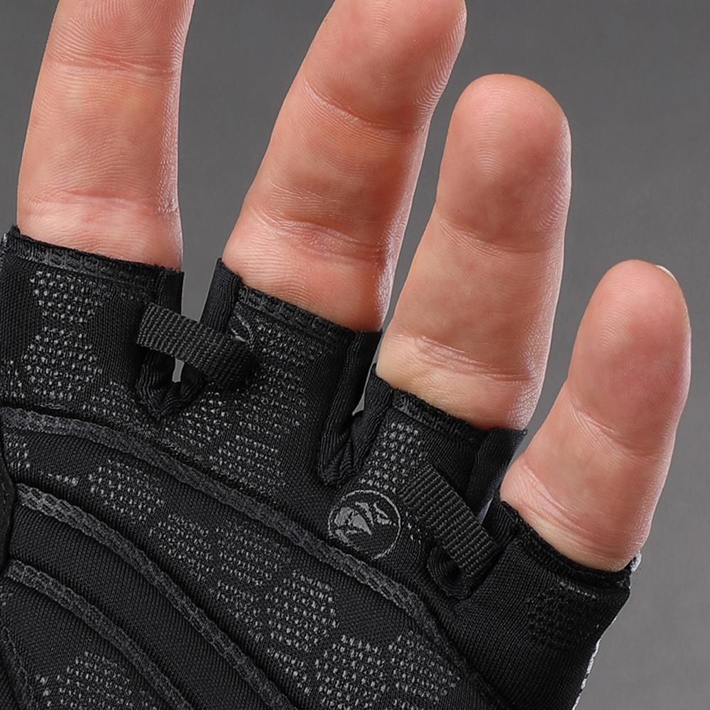 CHIBA Solar II - Radhandschuhe schwarz/schwarz, XXL, atmungsaktiv, leicht