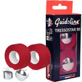 Velox TRESSOSTAR 90 feuerrotes Baumwoll-Lenkerband mit Stopfen und Karton für Fahrräder.