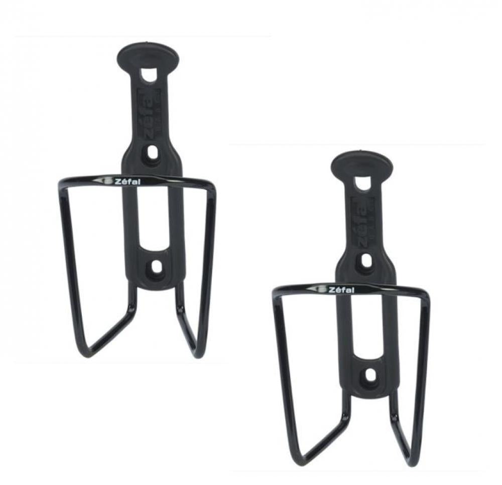 Zefal 2x Trinkflaschenhalter Alu schwarz für Fahrrad
