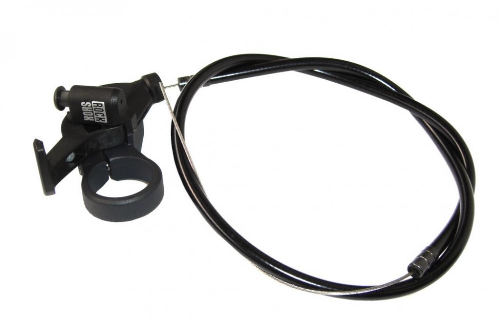 RockShox AM PopLoc Remote-Hebel links, inkl. Kabel, schwarz