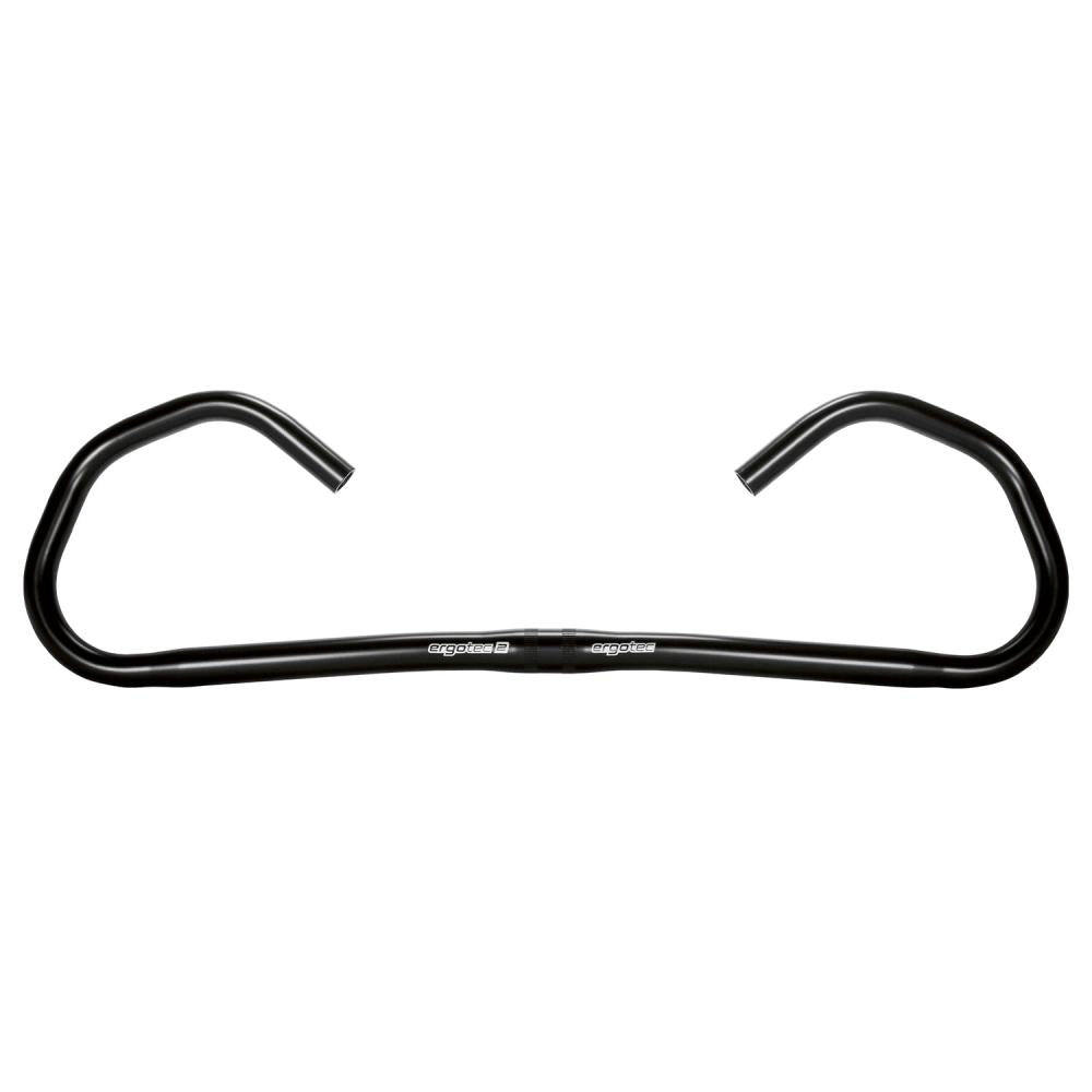 Ergotec Hornbar Comfort Multifunktionslenker, schwarz, Alu, 25,4/565mm, 3 Griffpositionen.