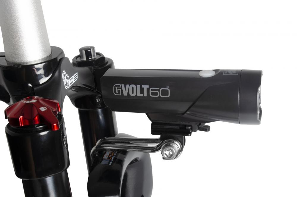 CATEYE Frontlicht GVolt 60 - HL-EL550GN 60 - starkes, USB-aufladbares Fahrradlicht