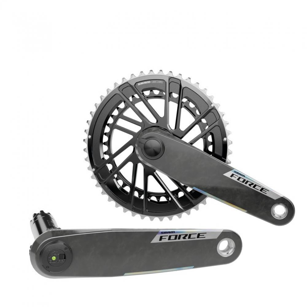 SRAM Kurbelgarnitur Quarq Force E1 165 mm 48-35T - Präziser AXS Powermeter für maximale Performance