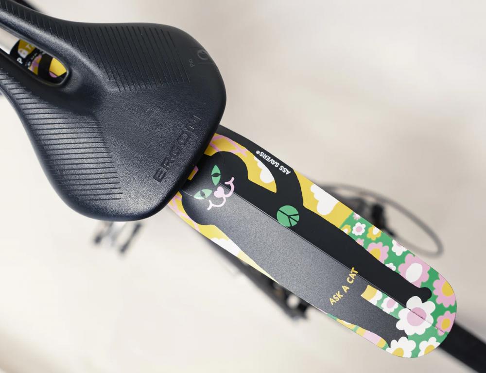 Ass Savers ASR-1 Regular Spritzschutz HR, bits n peaces Special Edition Leichter, flexibler Schutz für Ihr Hinterrad, einfach montierbar, passend für die meisten Fahrräder