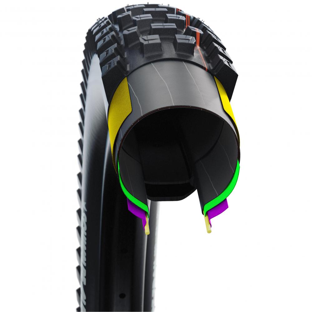 Schwalbe FALTREIFEN ALBERT RADIAL Gravity Pro 63-622 Schwarz - maximaler Grip & Kontrolle