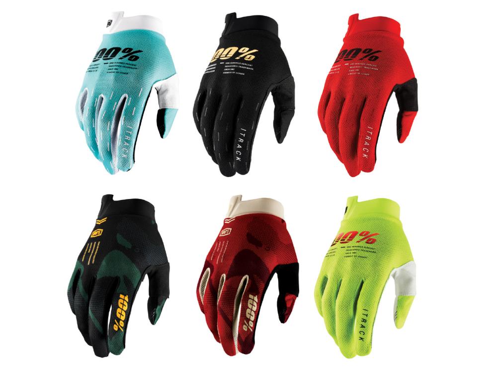 100% iTrack Gloves XL red - minimalistische MTB-Handschuhe mit maximalem Grip