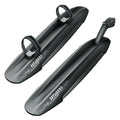 SKS Schutzblechset Fat Board Schwarz - Robuste MTB Steckschutzbleche für Fatbikes, vorne & hinten, einfache Montage, optimaler Spritzschutz