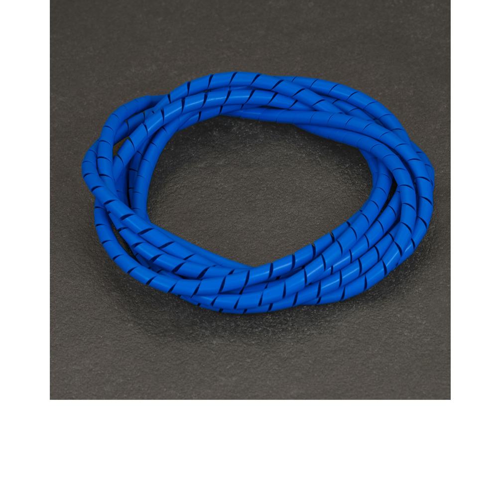 capgo BL Spiralschlauch 4,8 mm ID / 6 mm AD 2 m - Kabelschutz für E-Bikes und Beleuchtung