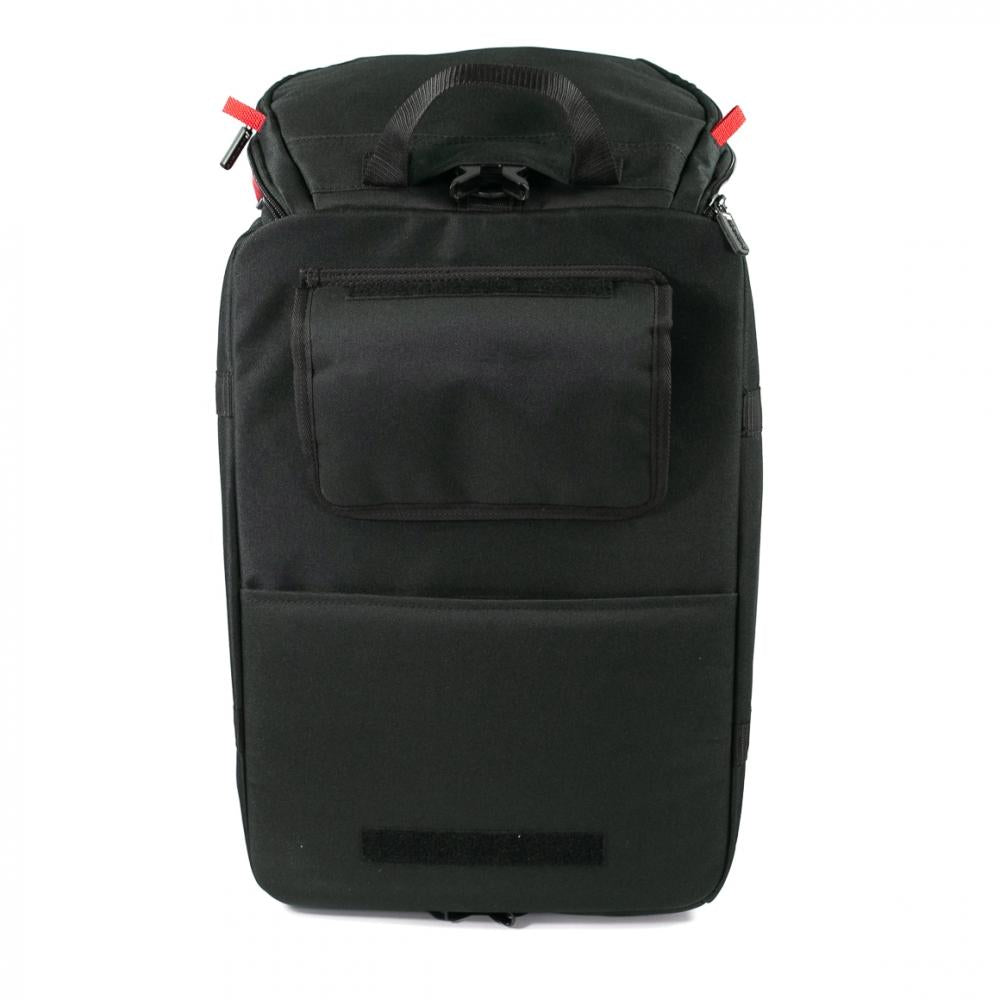 Haberland TranSPORTer schwarze Fahrradtasche mit Rucksackfunktion, vielseitig nutzbar.