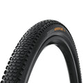 Continental Terra Adventure Faltreifen 50-622 Gravel Trail Grip Tubeless, schwarzer Reifen mit Profil.