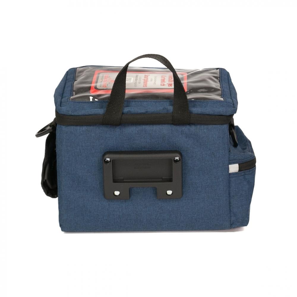 Haberland Lenkertasche 8l Max blau - praktische Klickfix-Lenkerlösung für Touren