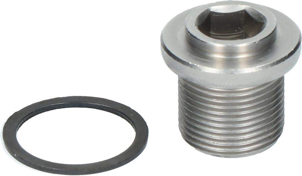 SHIMANO Kurbelbefestigungsschraube FC-M430 inkl. Unterlegscheibe - sichere Kurbelmontage