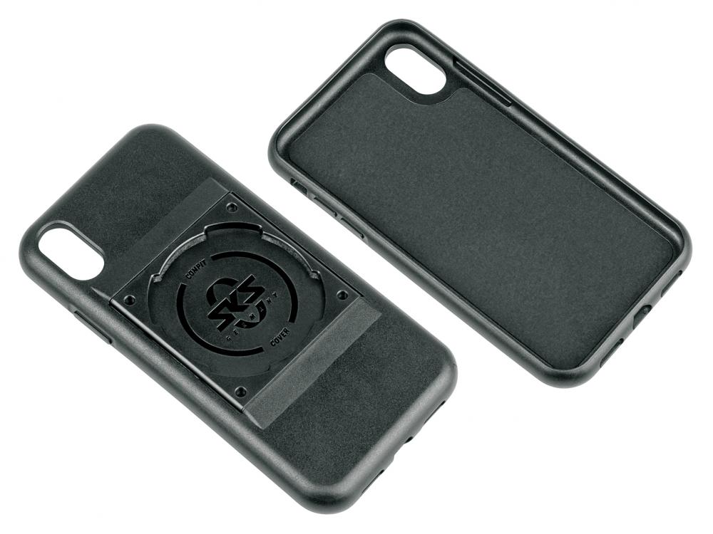 SKS COMPIT Cover für iPhone X: Robuste, stoßdämpfende 2-Komponenten-Hülle mit spezieller Befestigungsvorrichtung für sichere Montage an COMPIT-Systemen