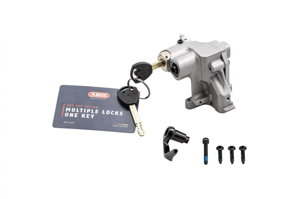 VADO/COMO Akkuhalter ELE LOCK - VADO/COMO (GEN.2) LOWER BATTERY MOUNT ASSEMBLY W/ ABUS XPLUS LOCK - Batteriehalterungs- und Schloss-Set