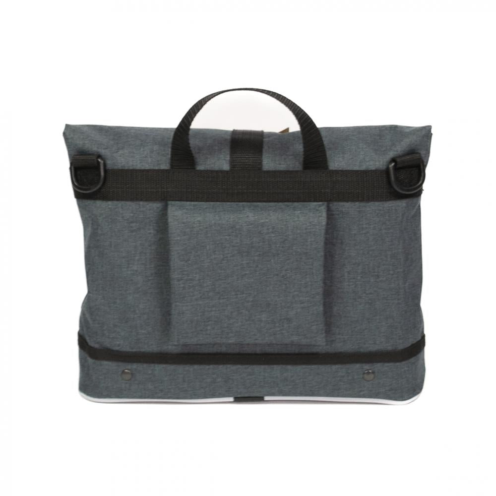 Haberland Lenkertasche Mel eMotion 4 nature anthrazit/reflex - nachhaltige eBike-Lenker Tasche