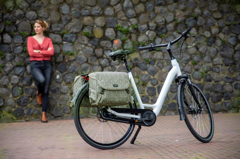 New Looxs Doppelpacktasche Mondi Joy Double RT 2x 19,5 Liter Ivy Walnut - viel Stauraum für Alltag & Tour