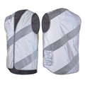 Wowow Sicherheitsweste Roadie Jacket Full Reflective Größe S grau