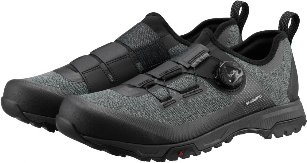SHIMANO Fahrradschuhe ET701 Herren/Damen MTB FLATPEDAL Fahrradschuhe 41 Schwarz
