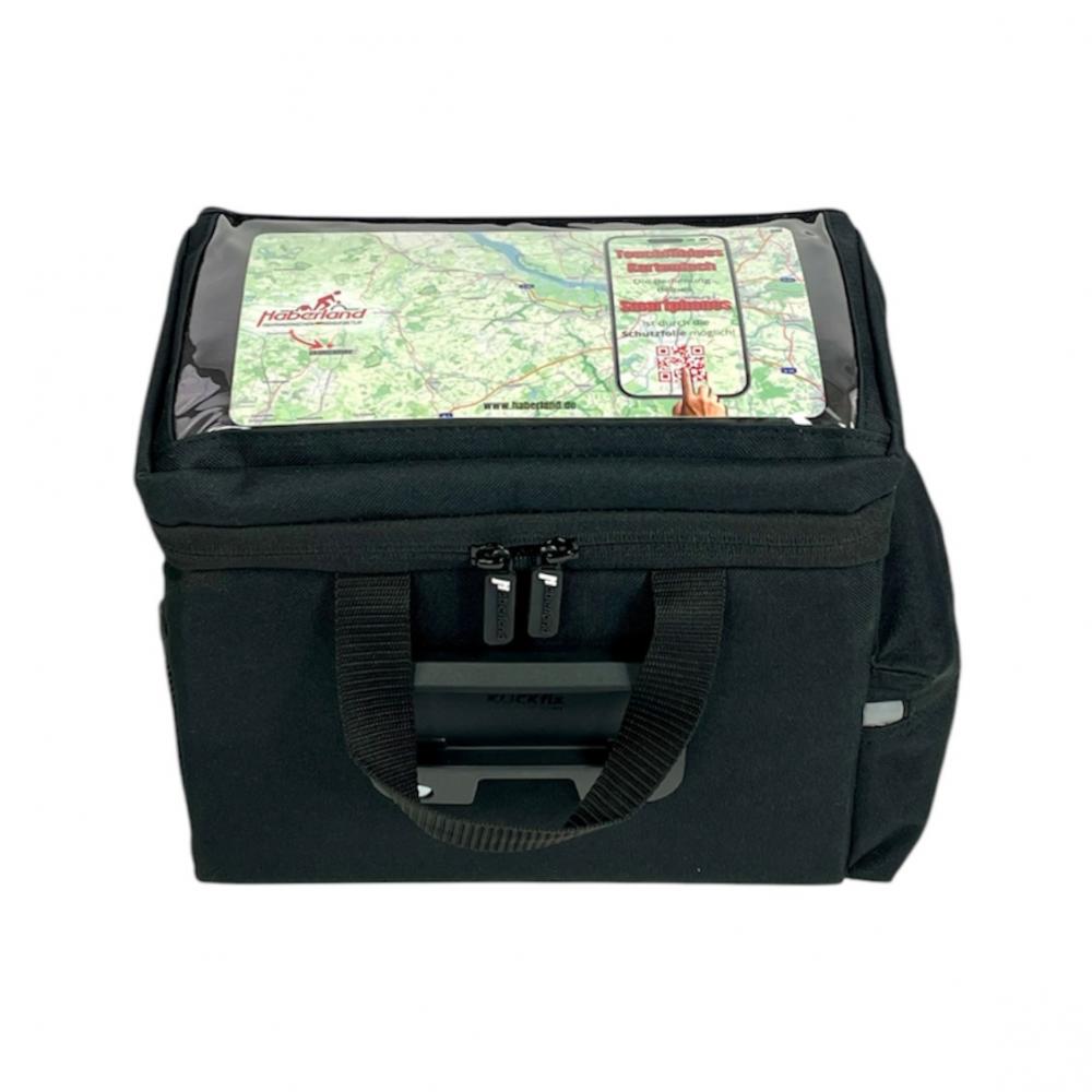 Haberland Lenkertasche Black Line 8 l schwarz KLICKfix