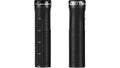 Deity Knuckleduster Grips Black - MTB-Lenkergriffe 132 × 32 mm mit TRC-Gummimischung, Chevron-Ripples & Lock-On Clamp