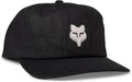 FOX Alfresco Adjustable Cap One Size - Schwarz, Baumwolle