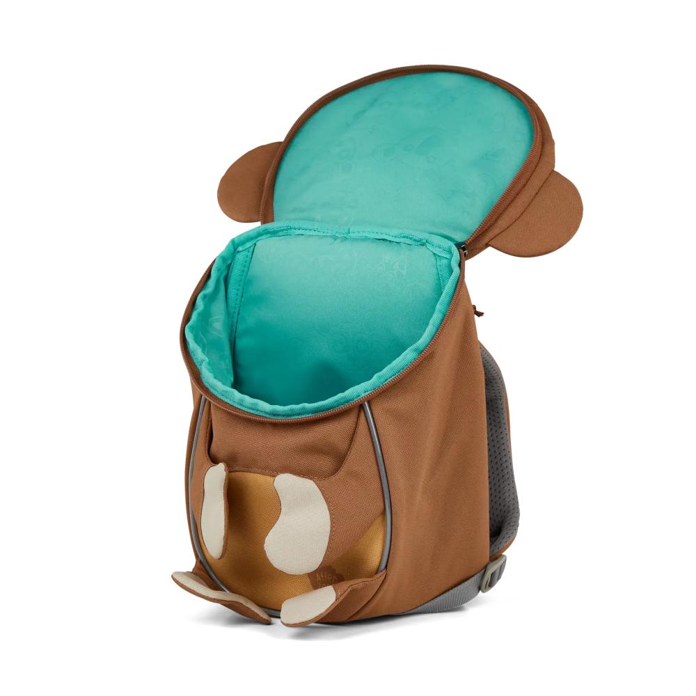 Affenzahn - Kinderrucksack Kleiner Freund Affenzahn 4 Liter - Ergonomischer Kinder Rucksack mit tierischem Design, weichen Schultergurten, Brustgurt, reflektierenden Details und Ziehzunge - Perfekt für Kita und Ausflüge
