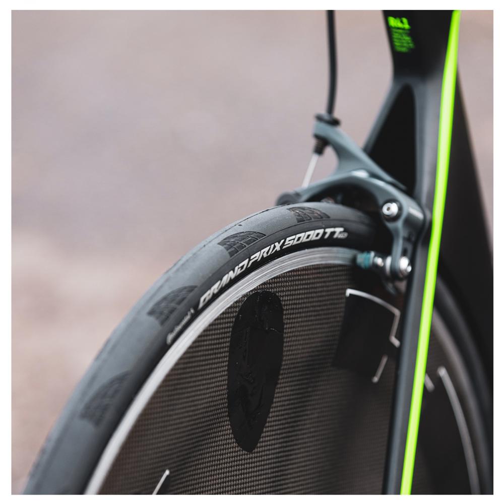 Continental Rennradreifen Grand Prix 5000 TT 28 x 1.10 28-622 TLR faltbar schwarz - aerodynamischer Faltreifen