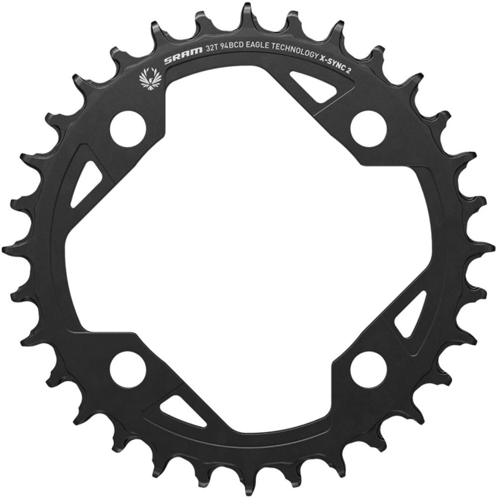 SRAM X-Sync Stahl-Kettenblatt 32T 94BCD schwarz für E-MTB.