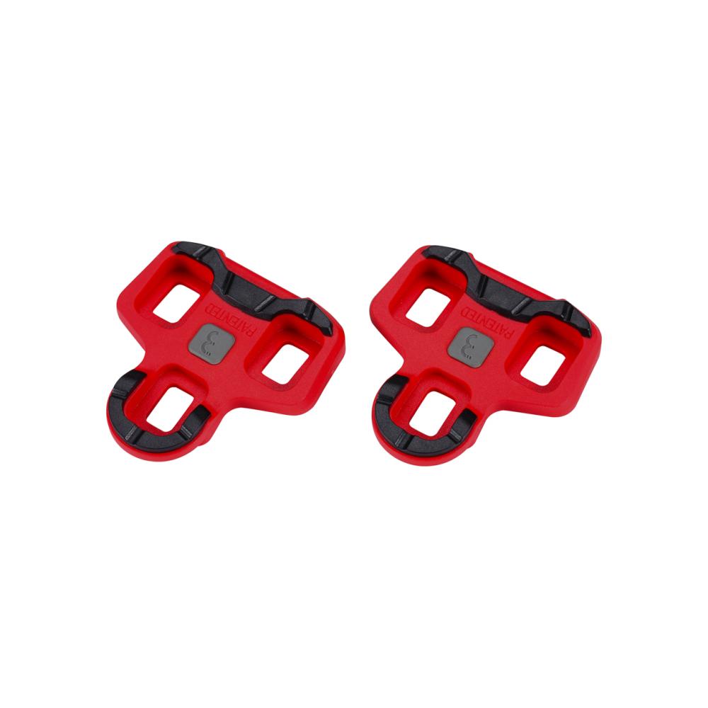 BBB Cycling BBB Schuhplatten MultiClip 7 degree Einheitsgröße rot - optimaler Halt und effizienter Tritt