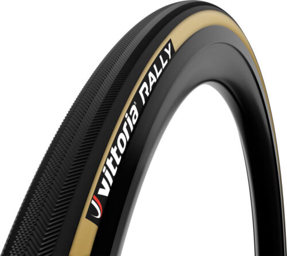 Vittoria Rally 25-622 Schlauchreifen 25 tan/black - robuster Trainingsrennradreifen